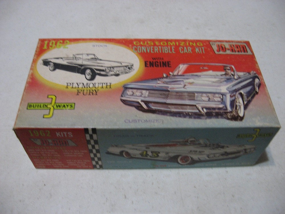 Empty Box Only – Jo-Han 1962 Plymouth Fury Convertible Model Kit #5362-E:149