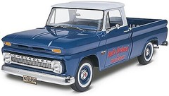Revell 1966 Chevy Fleetside Pickup Truck – Plastic Model Truck Kit – 1/25 Scale