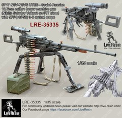 Live Resin 1/35 LRE-35335 6P17 NSV-NSVS UTES 12.7mm Calibre Heavy MG (1)