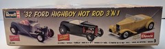 Sealed Box Revell 1/8 Scale 1932 Ford Highboy Hot Rod 3’n1 Model Car Kit 85-2616