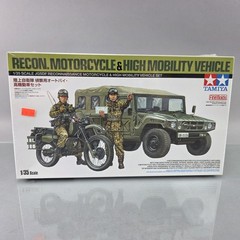 Tamiya 25188 1:35 JGSDF Recon Motorcycle & High Mobility Vehicle Model Kit NEW