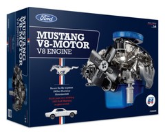 Franzis 1965 Ford Mustang Engine Model Kit with Collector’s Book – updated 2023