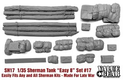 1/35 Scale Sherman Engine Deck Stowage Set #17 Easy 8 – Value Gear Resin SH17
