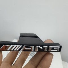 Front Vertical Strip General Grill Decal Emblem Badge for AMG