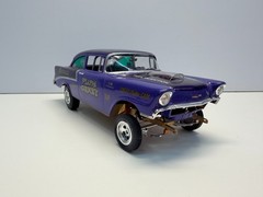 AMT 1:25 Scale 1956 Chevrolet Gasser “Plum Crazy” John Klaver Pro-Built Model