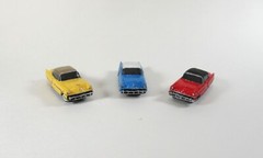 New! SMC-873 1955 Mercury Monterey Conv. Top Up HO-1/87th Scale White Resin Kit