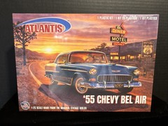 ATLANTIS H1374 ‘55 CHEVY BEL AIR MODEL KIT-NIB-1/25 SCALE