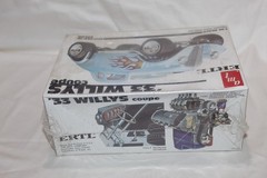 NEW 1979 AMT Ertl 6570 1/25 1933 Willys Coupe 427 Cammer Gasser Model Kit