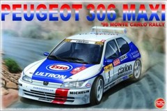 Platz 24009 1/24 Model Car Kit Peugeot 306 Maxi Monte Carlo Rally ’96 F.Delecour