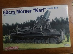 Dragon 6179 1/35 Scale Military Model 60cm Morser “Karl” Gerat 040 Sealed