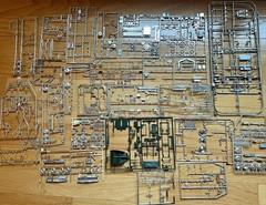 Vintage Model Car Chrome Parts Lot Sprues Trees Original Bags AMT MPC Monogram