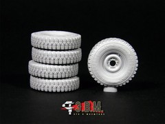 1:35 Resin Wheels Ya 192 for scale model UAZ vehicles
