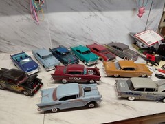 Model Junkyard/parts Plastic Custom Vintage Car Lot Of 11 Custom 55-57 Chevy