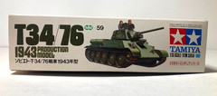TAMIYA T34/76 1943 Production Model Russian Tank Kit No. 35059
