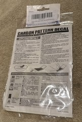 Tamiya Detail Up Part CARBON PATTERN DECAL (TWILL WEAVE / FINE) 12681