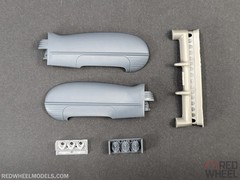 Red Wheel 25006 ’48 Cadillac Tail Fins Custom kit Resin model 1/25