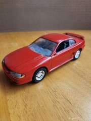 THREE VINTAGE BUILT MODELS -Mustang, GTO, and Mercury cruiser
