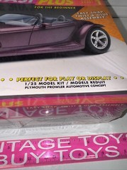 Plymouth Prowler Model Kit AMT Ertl 1994 #8284 1/25 Scale Snap Fast Plus 🔥