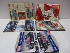 15 MPC and Monogram Model Box Lids with 1957 Chevy, Malibu, Scavenger