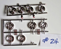 *Pick One* 1/25 Scale Chrome Car Model Kit Parts Trim/Wheels/Engine *Pick-A-Lot*