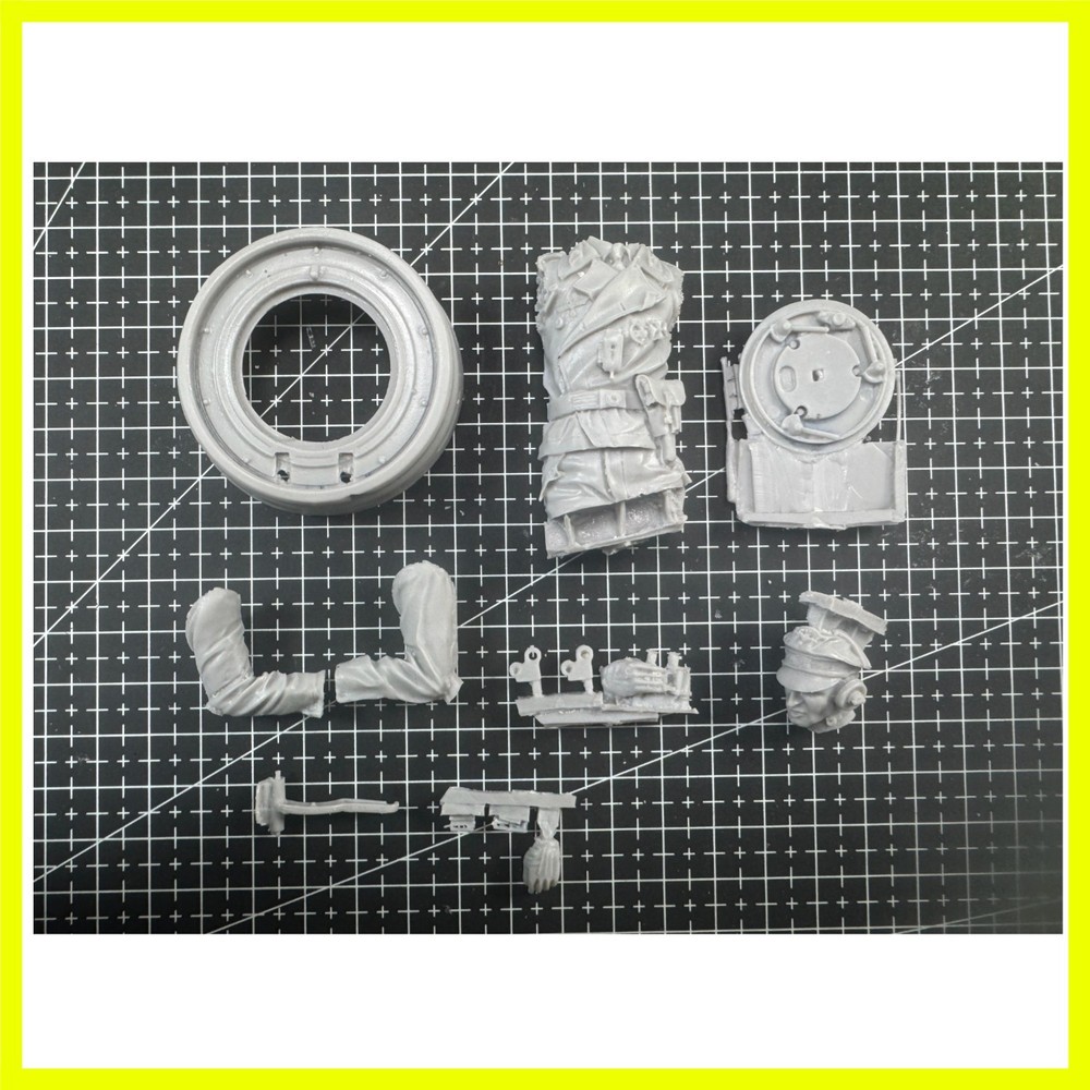 1/16 Casting Resin Model Assembly Kit, GK, Tank Captain, Unpainted