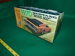 Vintage Palmer Plastics 1970 Mustang “Boss 302” Fastback Motorized-Unassembled