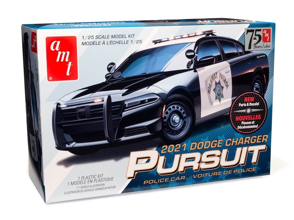 AMT 1/25 Scale 2021 Dodge Charger Police Pursuit Kit AMT1324M