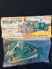 AIRFIX 1930 BENTLEY 4 1/2 LITRE SUPERCHARGED MODEL KIT Vintage Made In England