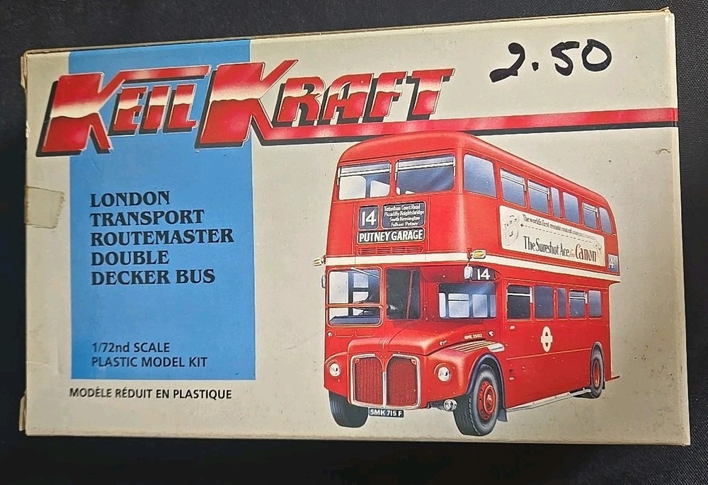 Keil Kraft London Transport Routemaster Double Decker Bus 1/72 K323 NIB
