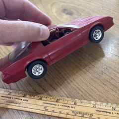 1983 Red Chevy Camaro Dealer Promo Model Car Dusty