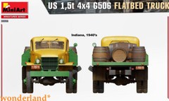 MINIART 38056 1/35 SCALE US 1,5t 4×4 G506 Flatbed Truck Model Kit