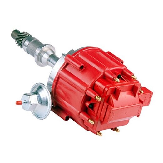 Ignition Distributor w/Cap & Rotor 1040011 65K Coil Small Block Compatible