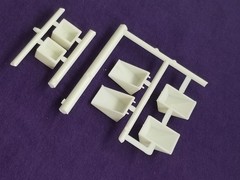 Diamond REO Truck Tractor BATTERY BOXES & BATTERIES for 1:25 AMT Model Kit COVER