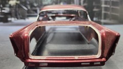 1957 CHEVY BEL AIR Marroon BODY SHELL 1/25 Scale USED Model Kit PARTS