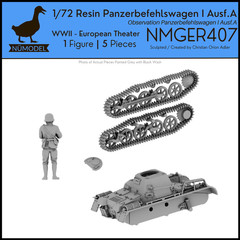 NUMODEL NMGER407 | 1/72 Resin WWII Panzerbefehlswagen I (Sd.Kfz. 265) Ausf A Kit