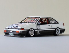 Fujimi 1/24 Initial D, AE86 Trueno ’83, Takumi Fujiwara Plastic Model Kit