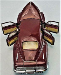 Tucker Built Vintage Classic Dream Concept 1:24 Promo Car Carousel RED Model