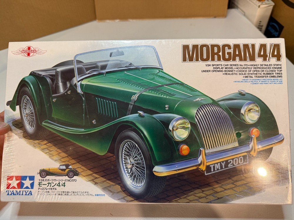 Morgan 4/4 Model kit-Rare Sports Car-#170 Made by Tamiya-1/24 Scale Kit-Japan