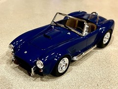 🏁 Built Plastic Model Car Kit FUJIMI 1/24 Shelby American Cobra 427 S/C RS-5 🏁