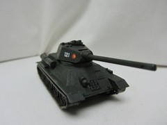 ROCO MINITANKS DBGM #161 East German Army T-34/85 Tank Long Barrel 1/87 HO