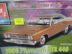 🔥😎AMT ERTL 1969 Plymouth GTX 440 Street Custom 1:25 Model Kit Muscle 31930😎🔥
