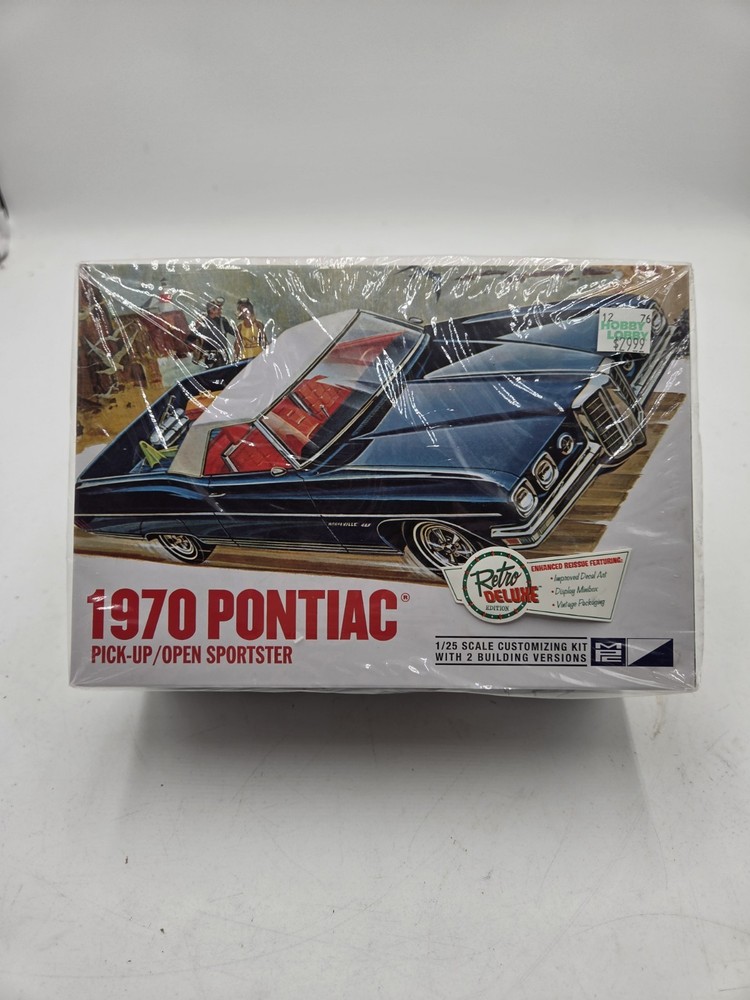 Rare VTG Round 2 Models 1970 Pontiac Pickup / Open Sportster- Sealed Bags- NIB