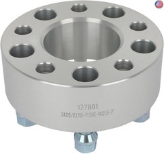 SCITOO 4Pcs 5×115 Wheel Spacers 2 inch Bore 71.5mm Studs 14×1.5 5 Lug Wheel