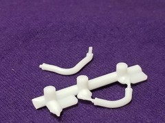 1970 Plymouth Cuda RADIATOR HOSES for Revell 1:25 Model Kit 70