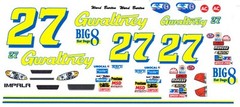 #27 Ward Burton Gwaltney Chevy 1/24th – 1/25th Scale Waterslide Decals