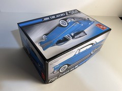 AMT 1957 Chevy Bel Air Model Car Scale 1:25 Blue White New Sealed Parts In Box
