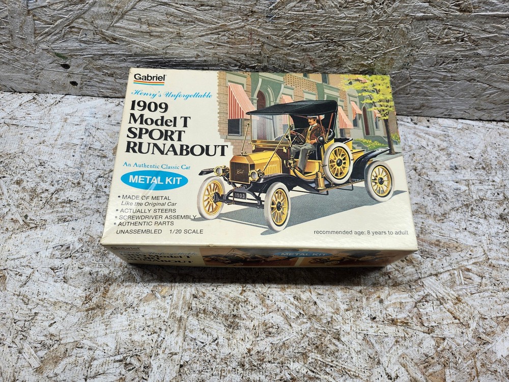 Gabriel Metal 1909 Model T Sport Runabout Kit New in Box