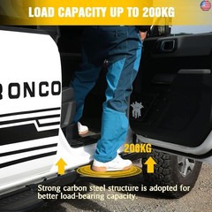 JROAD Bronco Side Steps Compatible with Ford Bronco Accessories 2021 2022 2023
