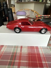 RARE Vintage MPC 1972 Red Chevrolet Corvette 454 Coupe Mille Miglia Dealer Promo
