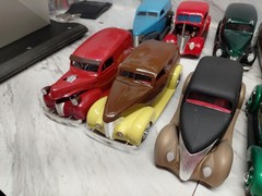 Model Junkyard/parts Plastic Muscle Car Lot Of 18 Hot Rods And Panel Wagons,